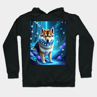 Shiba In Mystical Forest Hoodie